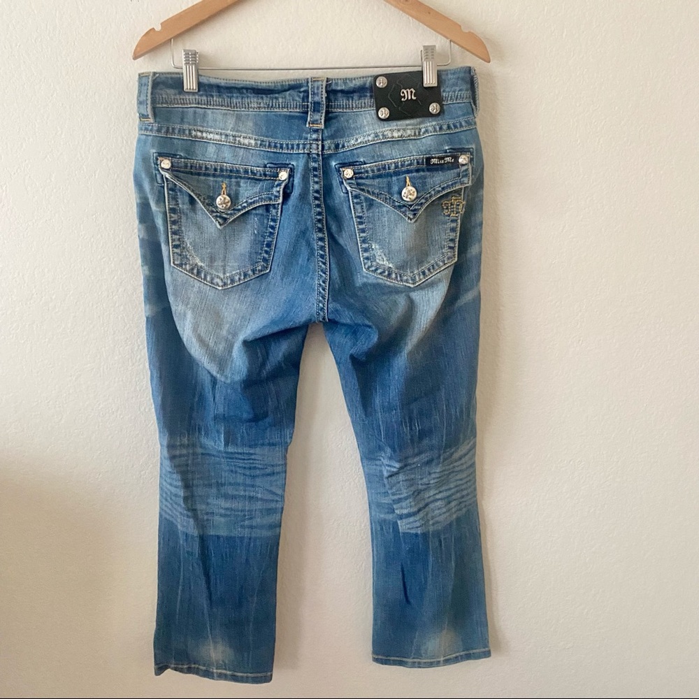 Miss Me Boyfriend Capris Sz 28 - Picture 5 of 5